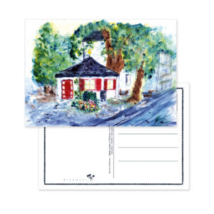 Postkarte „Mühlen Pavillon“. Motiv: Karina Finkenau. SKU: 720455